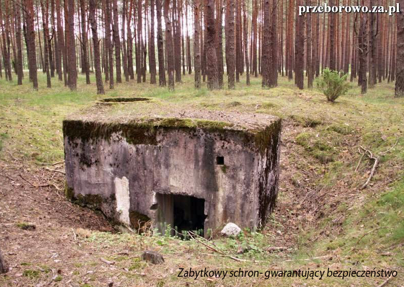Zabytkowy schron- gwarantujący bezpieczeństwo